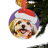 Shih Tzu Ornament with Your Pet's Name!