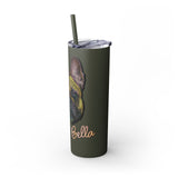 Bella Haddad Custom Skinny Tumbler with Straw