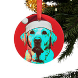 Golden Retriever Ornament with Your Pet's Name!