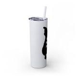 Pop Your Pet! Custom Skinny Tumbler with Straw