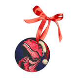 Oh Roarry Night Dino Ornament with Ribbon