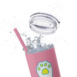 Hi Pal! Skinny Tumbler with Straw