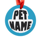 Basset Hound Ornament with Your Pet's Name!