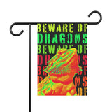 Beware of Dragons Garden Banner