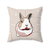 Hip Hippity Hop Accent Square Pillow