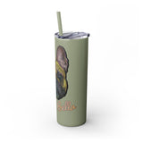 Bella Haddad Custom Skinny Tumbler with Straw