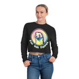 Far Out Ferret Women's Cropped Sweatshirt