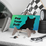 Pop Your Pet! Custom Vanity Plate