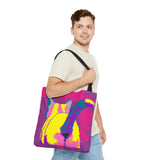 Tie Dye Cat Butt Tote Bag