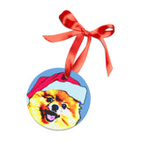 Pomeranian Ornament with Your Pet's Name!