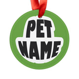 Miniature Pinscher Ornament with Your Pet's Name!