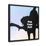 Pop Your Pet! Custom Framed Gallery Square