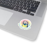 Far Out Ferret Kiss-Cut Sticker