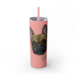 Bella Haddad Custom Skinny Tumbler with Straw