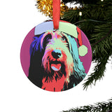 Bearded Collie Ornament with Your Pet's Name!