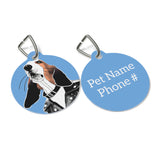 Ain't Ruffin' But a Hound Dog Vanity ID Tag