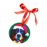 Bernese Mountain Dog Ornament with Your Pet's Name!