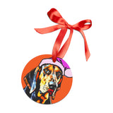 Coonhound Ornament with Your Pet's Name!