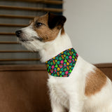 Rainbow Rover Dog Collar Bandana