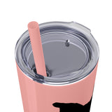 Pop Your Pet! Custom Skinny Tumbler with Straw