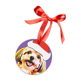 Shih Tzu Ornament with Your Pet's Name!