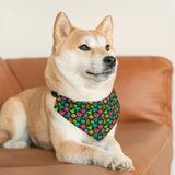 Rainbow Rover Dog Collar Bandana