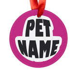 West Highland White Terrier Ornament with Your Pet's Name!