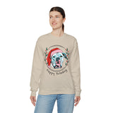 Happy Yuledog Personalized Crewneck Sweatshirt