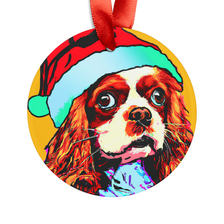 Cavalier King Charles Spaniel Ornament with Your Pet's Name!