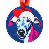 Grey Hound Ornament with Your Pet's Name!