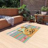 Hip Hip Hippity Hop Outdoor Rug