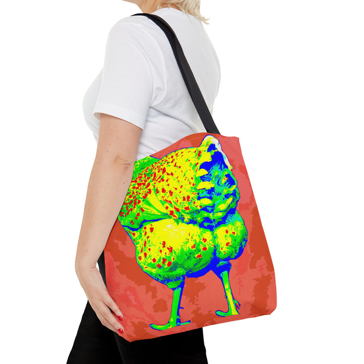 Tie Dye Chicken Butt Tote Bag