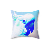 Kookie Cockatoo Accent Square Pillow