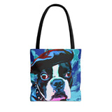 Daddio Dog Tie Dye Tote Bag