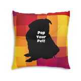 Pop Your Pet! Giant Tufted Floor Pillow