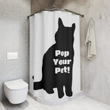 Pop Your Pet! Shower Curtain