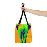 Tie Dye Elephant Butt Tote Bag