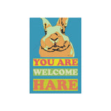 You are Welcome Hare Garden & House Banner