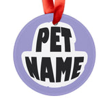 Brittany Ornament with Your Pet's Name!