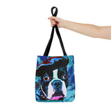 Daddio Dog Tie Dye Tote Bag