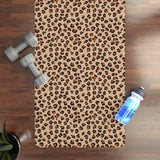 Leopard Print Rubber Yoga Mat