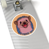 I Prick You Hedgehog Kiss-Cut Sticker