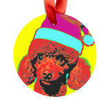 Poodle (Toy) Ornament with Your Pet's Name!