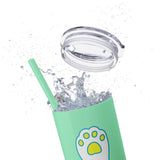 Hi Pal! Skinny Tumbler with Straw