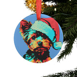 Yorkshire Terrier Ornament with Your Pet's Name!