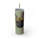 Bella Haddad Custom Skinny Tumbler with Straw