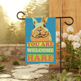 You are Welcome Hare Garden & House Banner