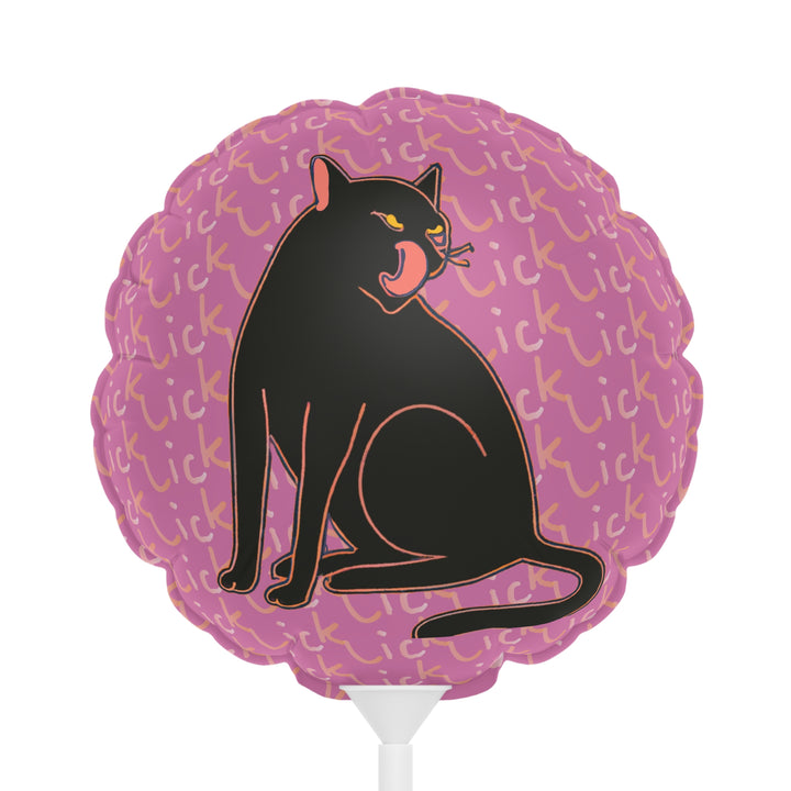 Lick Lick Lick Lick Black Minx Balloon, 6"