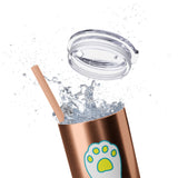 Hi Pal! Skinny Tumbler with Straw