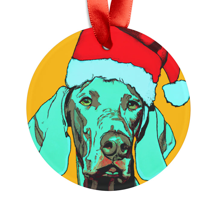 Weimaraner Ornament with Your Pet's Name!